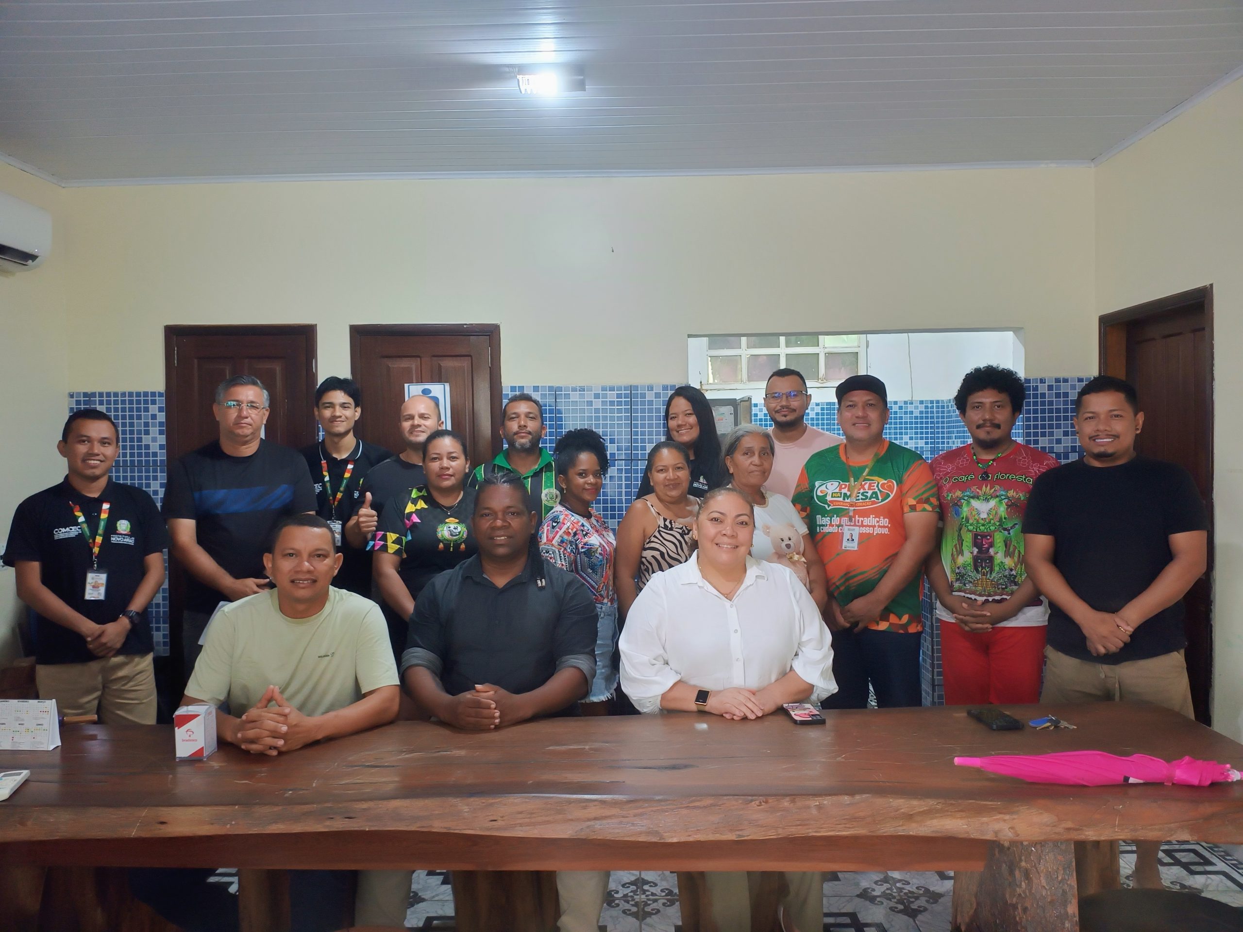 Reunião define organização do Festejo de Santo Ângelo e integra calendário cultural de Novo Airão